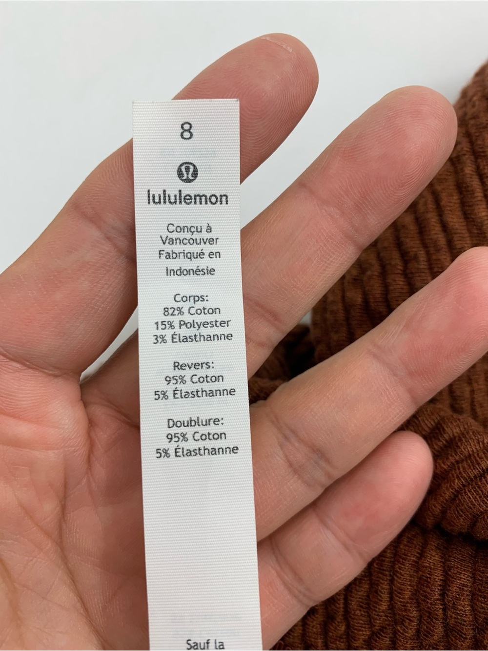 Lululemon Peaceful Moments Full Zip Heathered Ancient Copper Size 8 - Picture 11 of 13
